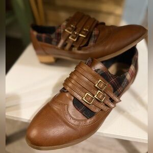 Woman’s retro stylish shoes